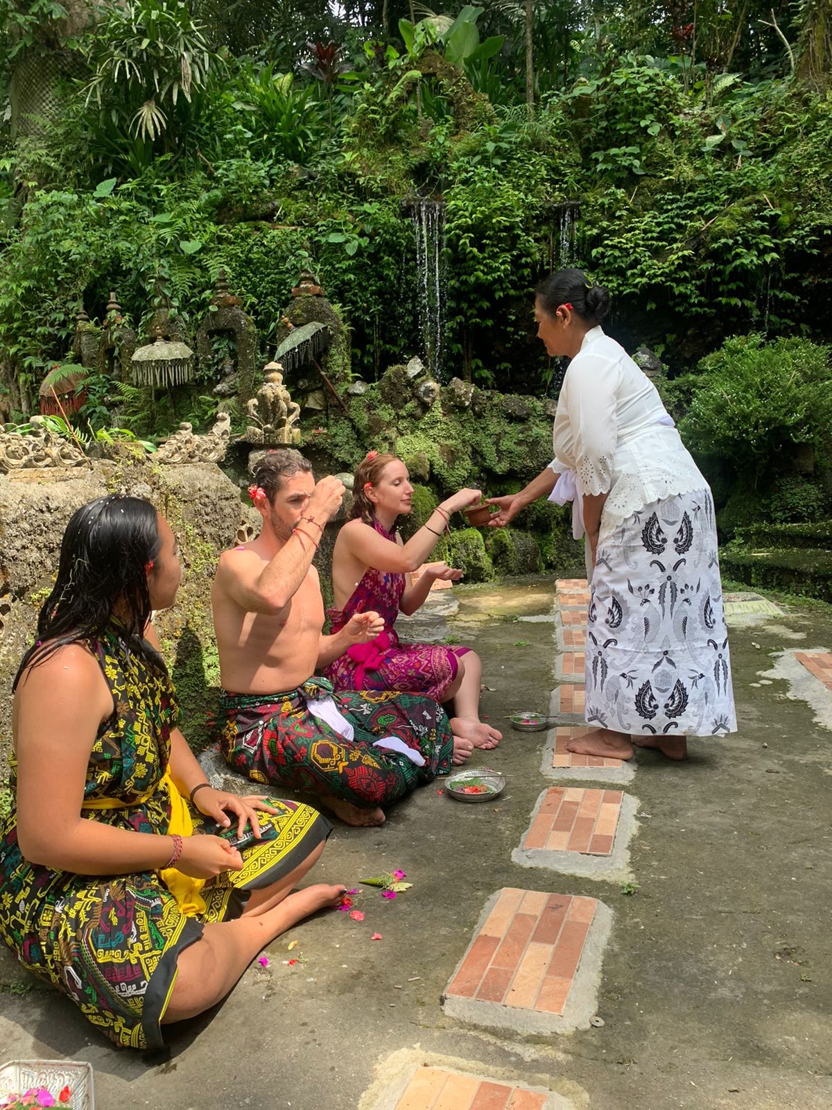 Melukat purification ritual
