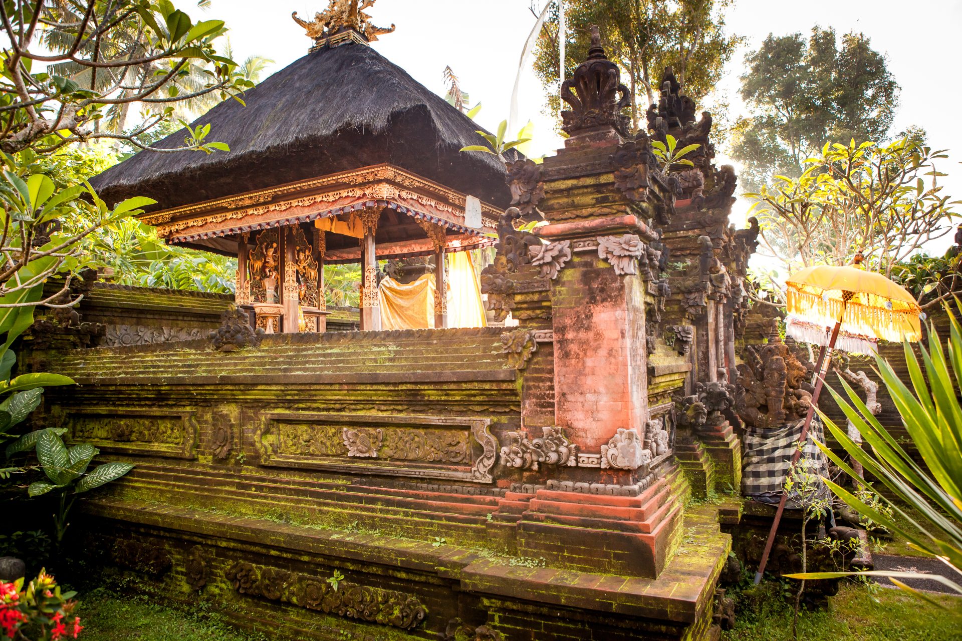 Sacred garden shrine at Rumah Desa